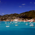 Une vue de Charlotte Amalie, St. Thomas