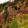 Expedition en train : "White Pass & Yukon Railway"