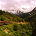 Expedition en train : "White Pass & Yukon Railway"