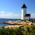 Phare "Annisquam", Wigwam Point, près de Gloucester, Massachusetts