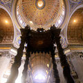 Intérieur de la Basilique Saint-Pierre, Vatican.