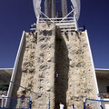 Le mur d'escalade