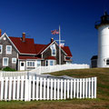 Nobska Point Light, Woods Hole (Falmouth), Cape Cod, Massachusetts.