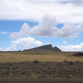 Rano Raraku, der Steinbruch