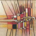 3D Holz & Öl auf Leinwand 200 x 200 cm  Oil & wood on canvas