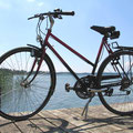 Velofahren auf dem Steg verboten