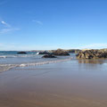 Nochmal Strand von Newquay, diesmal mit ein bisschen Wasser