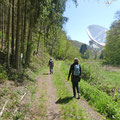 Auf dem Galaxienweg zum Radioteleskop Effelsberg