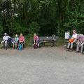 Mittagsrast am Heider Bergsee