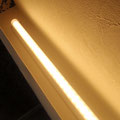 20w形×1本相当　直管LEDユニット間接照明用器具（施工前）　点灯中