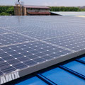 高山市太陽光発電　Ｔ様堆肥舎　堆肥舎設置　16.20kw（72枚敷設）　現代重工業