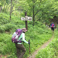 登山開始。