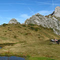 Sieste aux Crosets, coté suisse, Sous le Mont Gardy