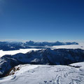 Mer de nuages sur la vallée du Giffre