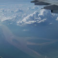 Rio Amazonas y confluentes desde el aire rumbo a Madrid