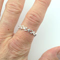 individueller Text Ring