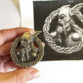 odin anhänger silber