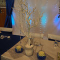 Manzanita-Baum dekoriert