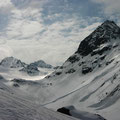 Blick von der Hütte ins obere Jamtal