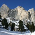 die riesige Ostwand der Rosengartenspitze