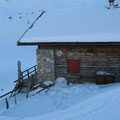 Rifugio Valacia, tief im Winterschlaf