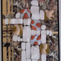 Neuer Jugendstil Keramikplastik-Collage 1 60/80