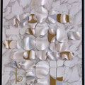 Neuer Jugendstil Keramikplastik-Collage 4 60/80