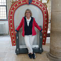Steffi mit Edward IV´s Horseshoe