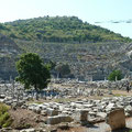 Das Theater in Efesos, für 24000 Zuschauer.