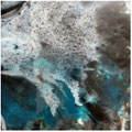 Resinarbeit 40 x 40 cm