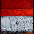Rot Abstrakt XL-Rahmen 90 x 60