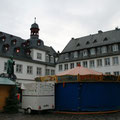 Geschlossener Weihnachtsmarkt auf dem Jesuitenplatz, 04.12.11.
