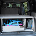 Die TRAVEL-SLEEP-BOX für den VW T5/T6 Transporter und belastbarem Heckauszug / Vollauszug