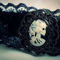 Lolita Skull Cameo Headband