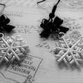 Gothic Lolita Snowflake Earrings