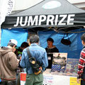 JUMPRIZEブースでは、井上の他に粕谷氏・加藤氏・ぽにょ夫婦がお手伝いに来てくれました！