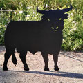 Kleiner Stier  Nr. 12 in Groß mit Gesicht: 1,20cm Höhe und ca. 1,30 Länge