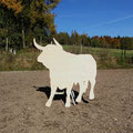 Stier Nr. 9 auf Kundenwunsch in 1,25m Höhe und 1,30m Länge /oder z.B 1,35m x 1,40m Höhe