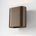 bronze brushed anodised - black matt