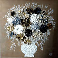 "Bouquet anglais"2 120x80 gold