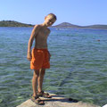 Dominik am Starigrad Strand