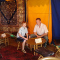...August 2007, zum Ritterfest auf der Burg Hanstein...