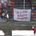Striscione dei tifosi del Locri in occasione del derby perso con il Siderno 2-0 il 15.11.2010