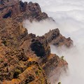 mer de nuage à la Palma. îles Canaries. + 2600 m/alt.