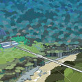 suspension bridge   /Oct.2018