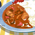 curry and rice   /Oct.2018