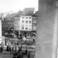 20 octobre 1918 - Des obusiers autrichiens partent par la rue des Bouchers