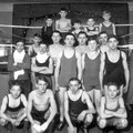 1933 - Le club de Boxe à Nivelles. Salle d'entraînement "Bastin", rue des Brasseurs