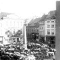 Bétail de guerre volé - Départ vers la rue de Namur