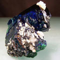 Collectible minerals: Azurite,Morroco. 